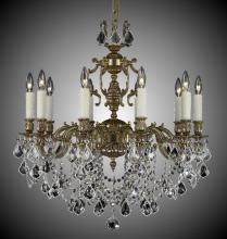  CH9562-O-21S-ST - 10 Light Rosetta Chandelier